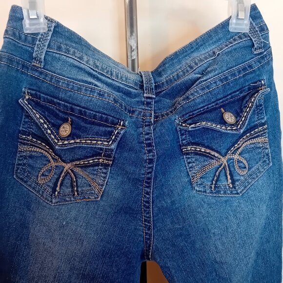 Teens Juniors No Boundaries‎ Denim Bermuda Shorts Embellished Pockets Casual 13 - Picture 11 of 16